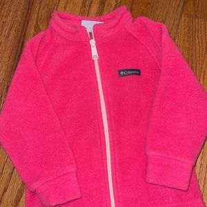 Like new Girls 12-18 month Columbia fleece